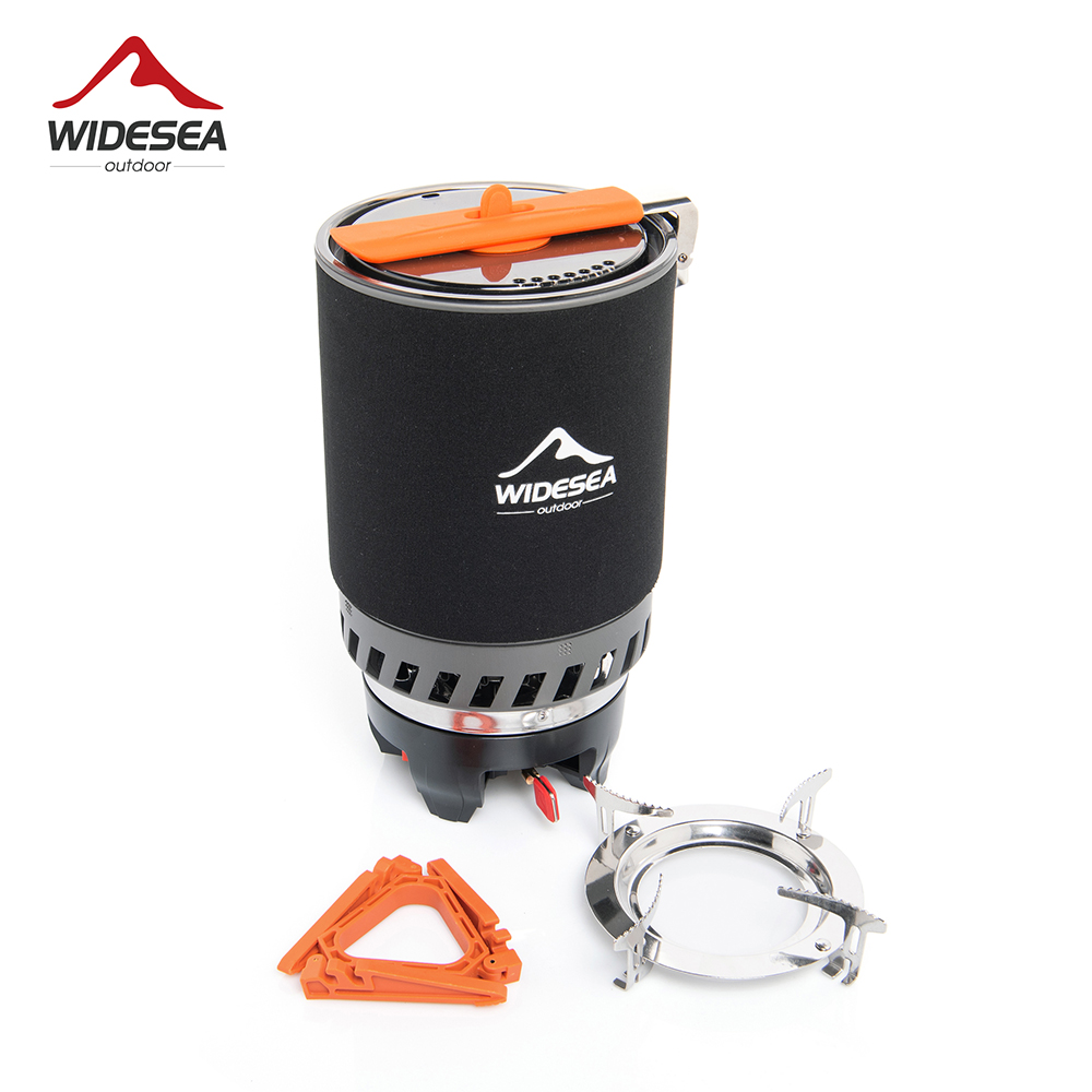 Camping Outdoor Cooking Set - Widesea نظام الطبخ التخييم مع مبادل
