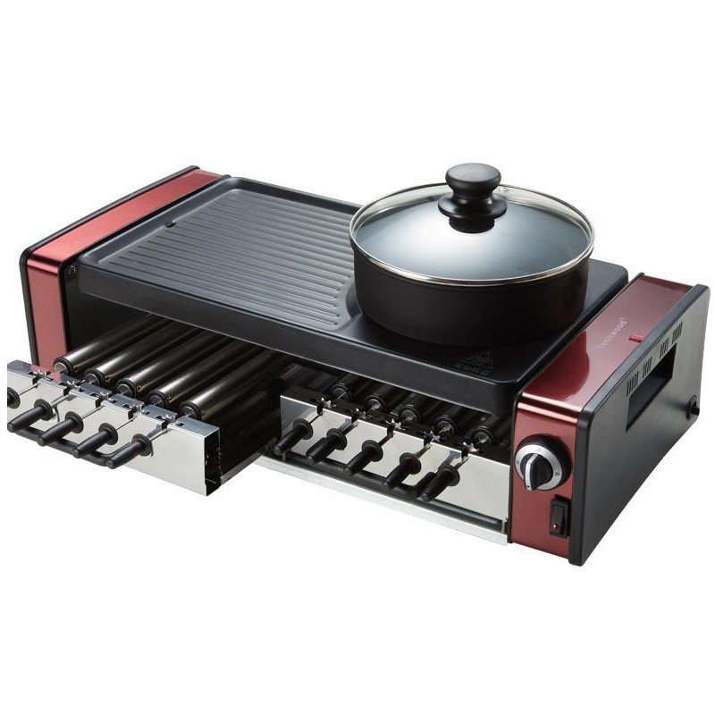 Camping Cooking Hot Plate - شواية كهربائية للتخييم، وعاء تسخين بدون
