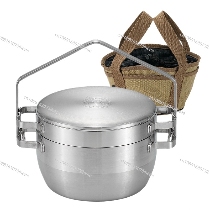 Camping Cooking Frying Pan - قدر طهي متعدد الأغراض من الفولاذ