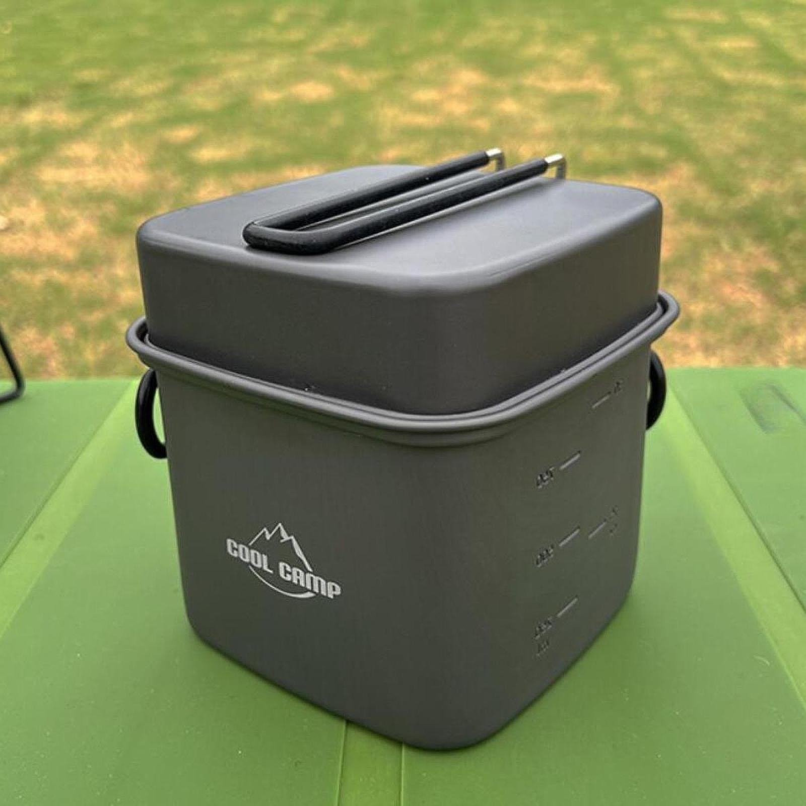Camping Cooking Frying Pan - طقم أدوات طهي للتخييم، مقلاة خفيفة