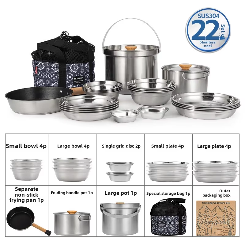 Camping Cooking Frying Pan - NOBANA أحدث في الهواء الطلق أوانٍ