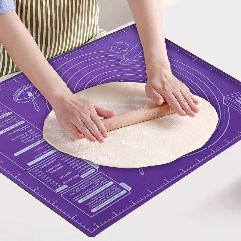 Camping Cooking Mat - 60*46 سنتيمتر سيليكون حصيرة للمعجنات اضافية