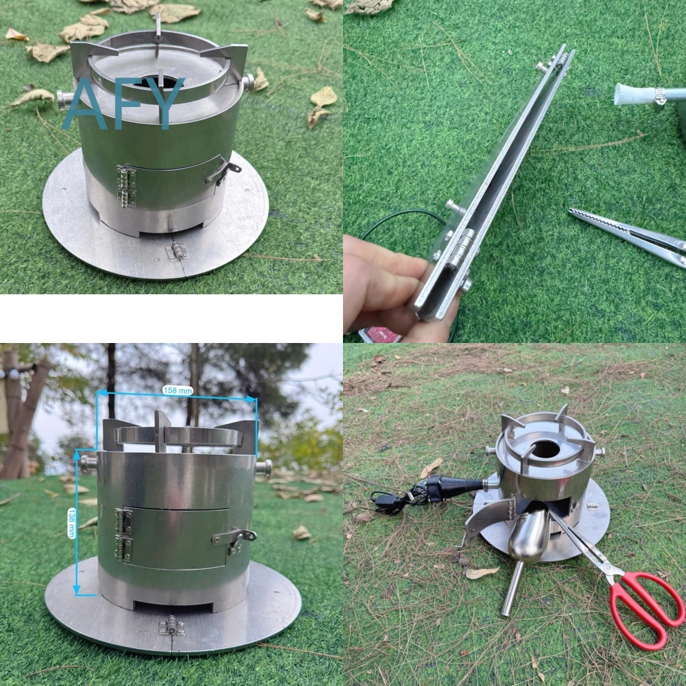 Camping Cooking Hot Plate - موقد غاز الخشب المحمول للتخييم والطهي