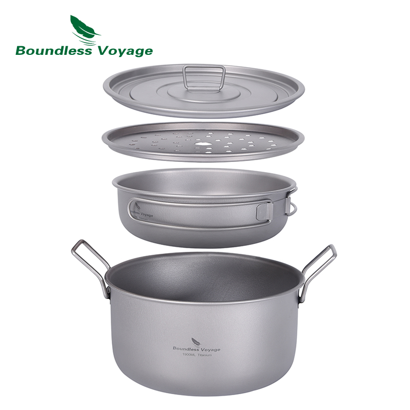 Camping Cooking Frying Pan - رحلة لا حدود لها-وعاء طهي متعدد