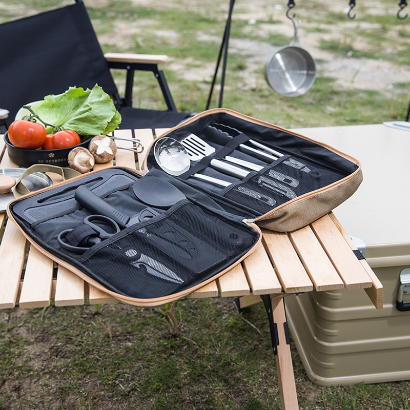 طقم أدوات طهي للتخييم مكون من  - مراجعة Camping Cooking Gadgets وسعره