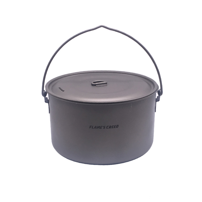 FLAME'S العقيدة 1100 مللي 1950 - مراجعة Camping Cooking Frying Pan وسعره