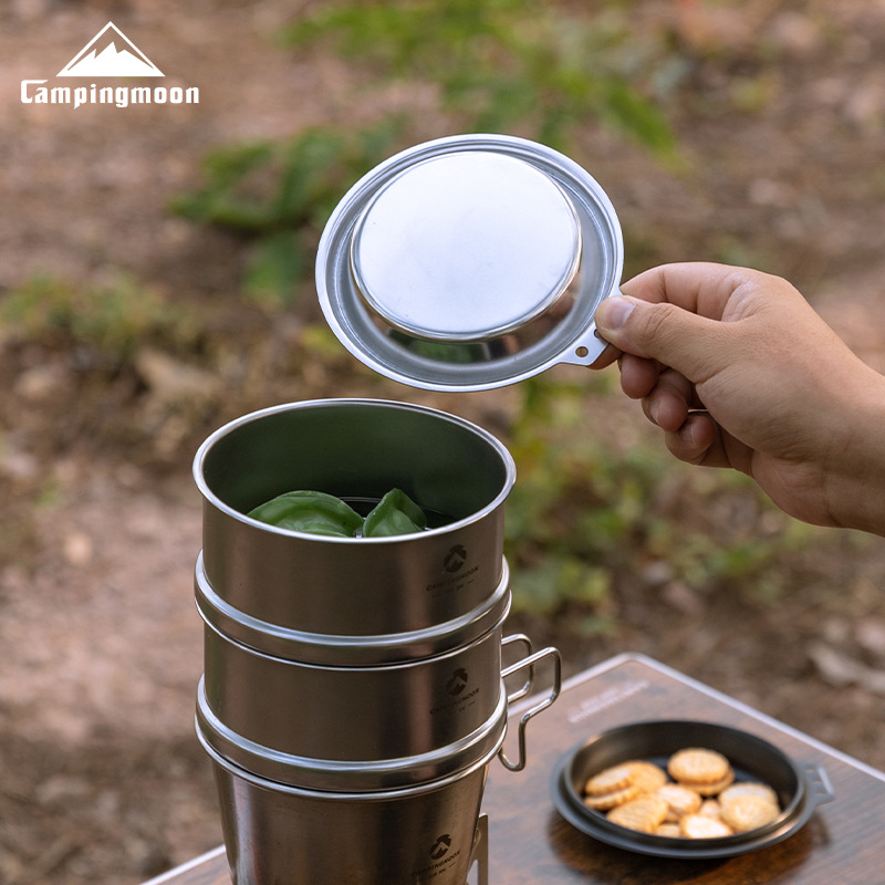 CAMPINGMOON S-SD وعاء طهي عميق - مراجعة Camping Cooking Frying Pan وسعره