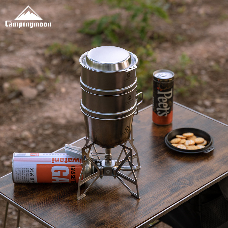 CAMPINGMOON S-SD وعاء طهي عميق - مراجعة Camping Cooking Frying Pan وسعره