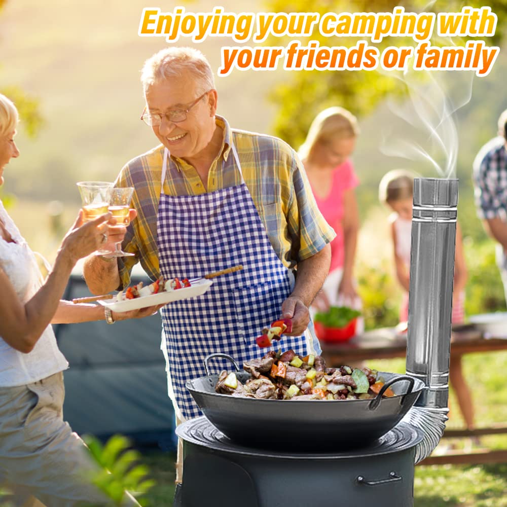 موقد خشب متحرك للطبخ في الهواء - مراجعة Camping Cooking Hot Plate وسعره