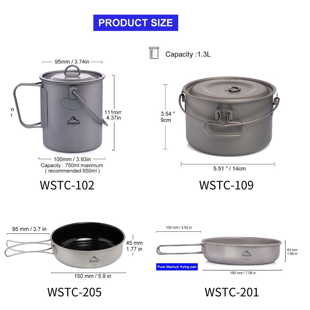 أدوات طاولة تخييم واسعة من الت - مراجعة Camping Cooking Frying Pan وسعره
