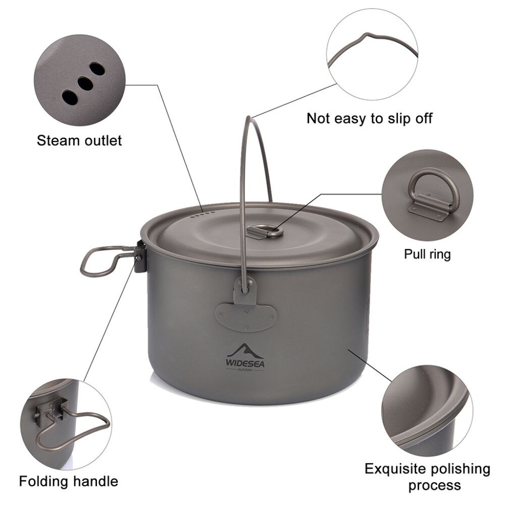 أدوات طاولة تخييم واسعة من الت - مراجعة Camping Cooking Frying Pan وسعره