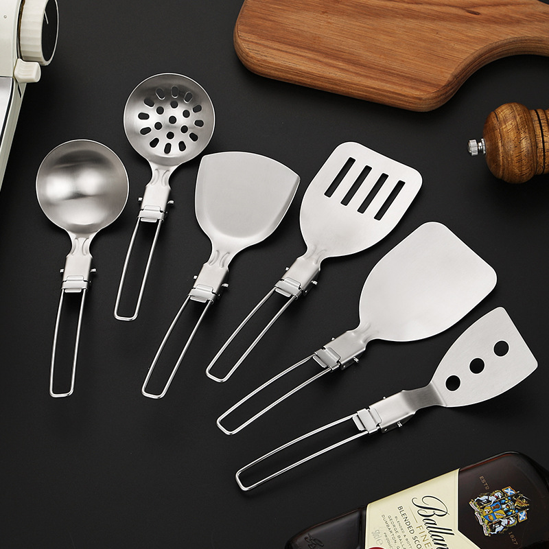 4 قطعة في الهواء الطلق للطي أد - مراجعة Camping Cooking Set For 4 وسعره