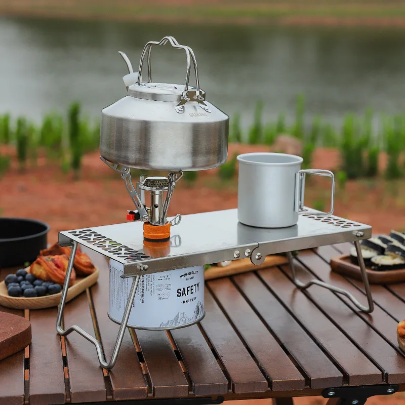 طاولة شاي محمولة للاستخدام الخ - مراجعة Camping Cooking Griddle وسعره