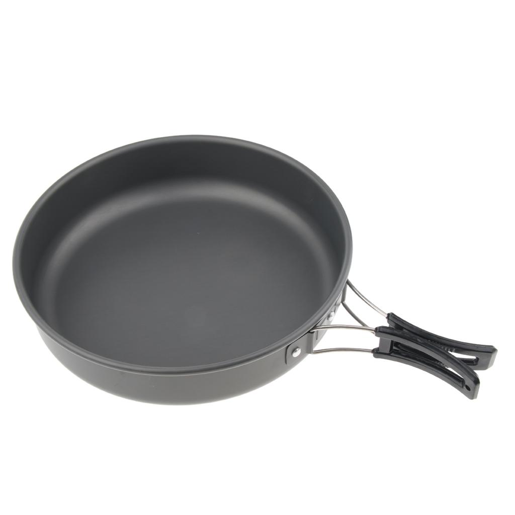 مقلاة تخييم محمولة من الألومني - مراجعة Camping Cooking Frying Pan وسعره