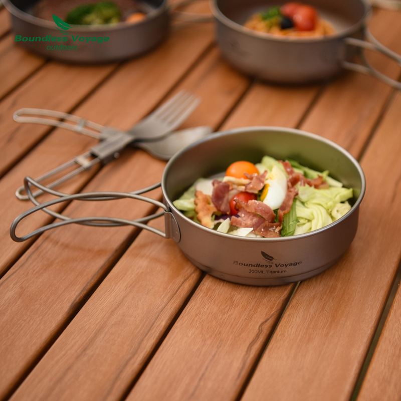 مجموعة أوعية بمقبض قابل للطي م - مراجعة Camping Cooking Frying Pan وسعره