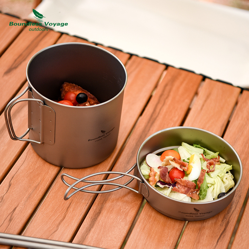 مجموعة أوعية بمقبض قابل للطي م - مراجعة Camping Cooking Frying Pan وسعره