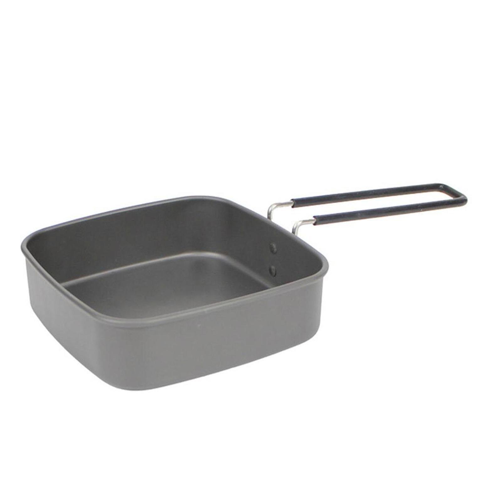 طقم أدوات طهي للتخييم، مقلاة خ - مراجعة Camping Cooking Frying Pan وسعره