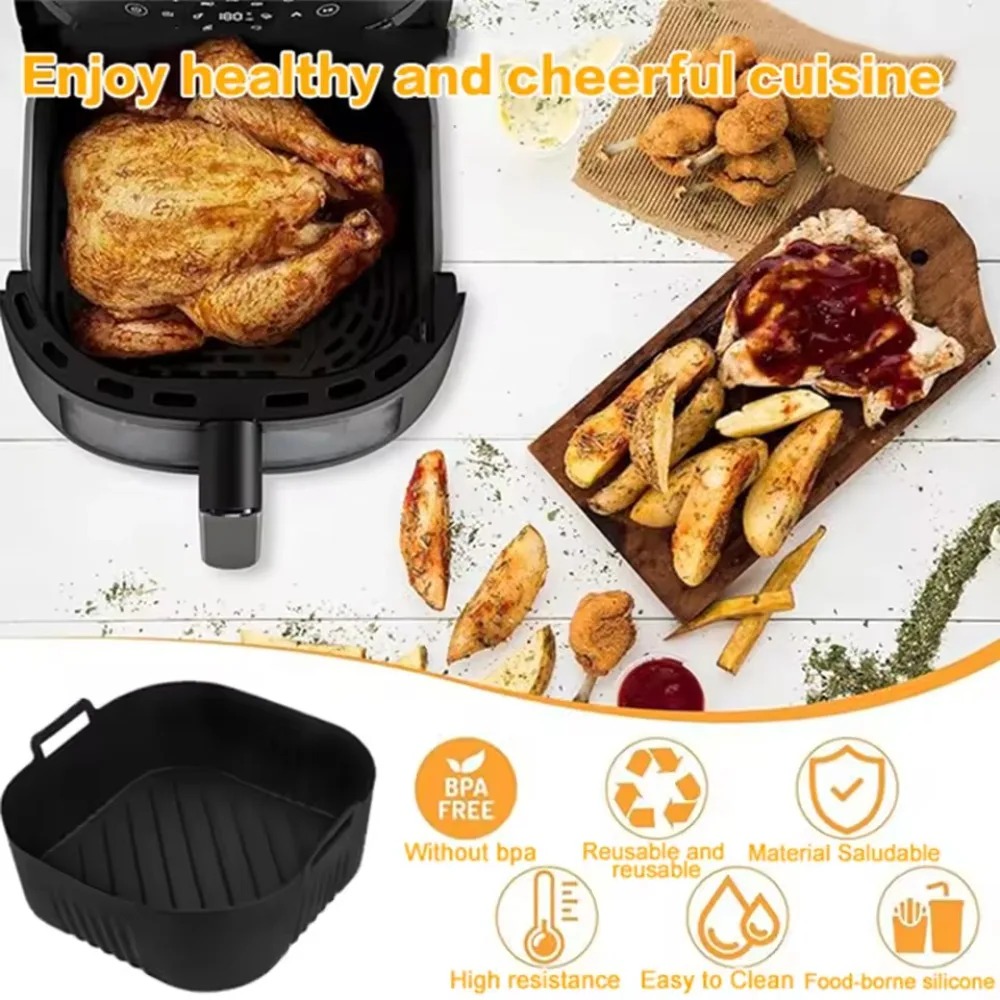 سيليكون الهواء المقلاة العفن ش - مراجعة Camping Cooking Mat وسعره
