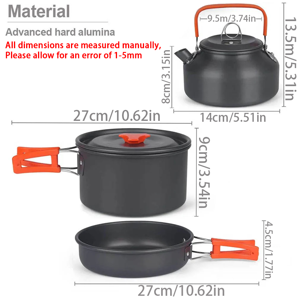 1 قطعة/1 مجموعة التخييم تجهيزا - مراجعة Camping Cooking Gadgets وسعره