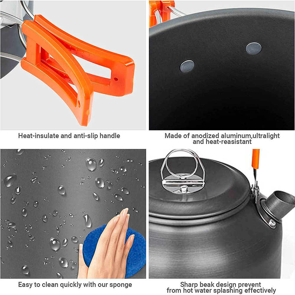 1 قطعة/1 مجموعة التخييم تجهيزا - مراجعة Camping Cooking Gadgets وسعره