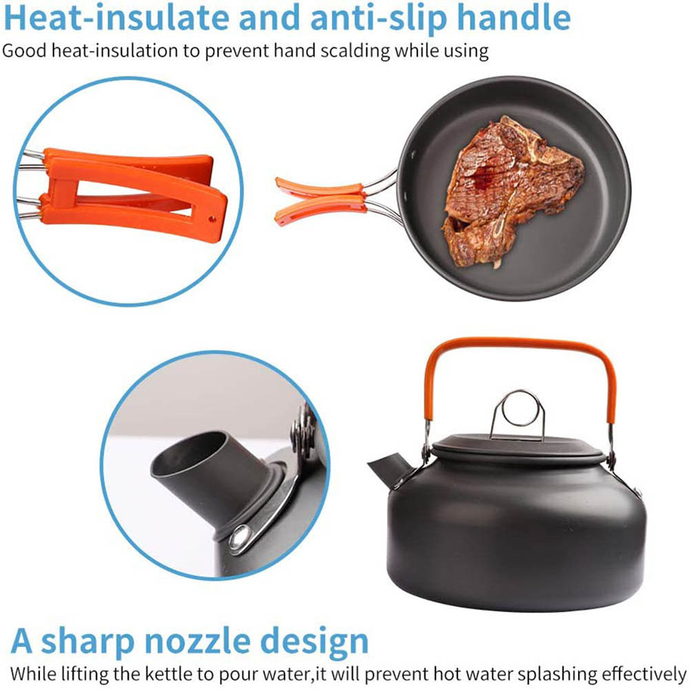 1 قطعة/1 مجموعة التخييم تجهيزا - مراجعة Camping Cooking Gadgets وسعره
