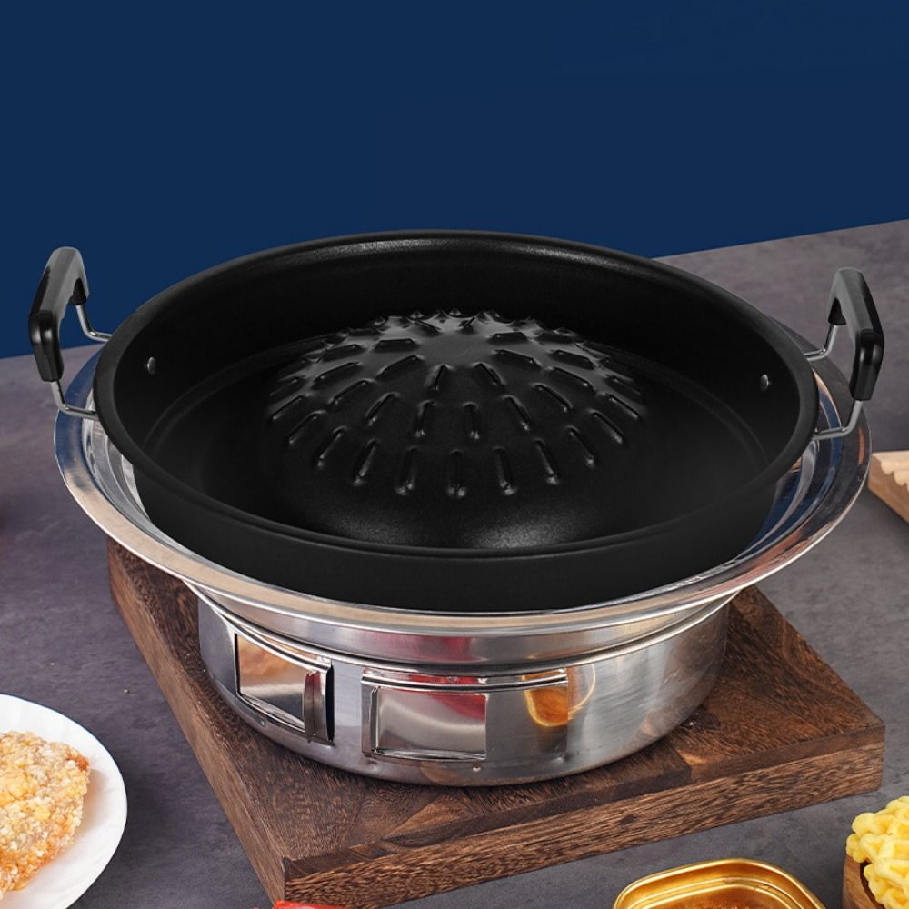 مقلاة شواء تايلاندية متعددة ال - مراجعة Camping Cooking Griddle وسعره