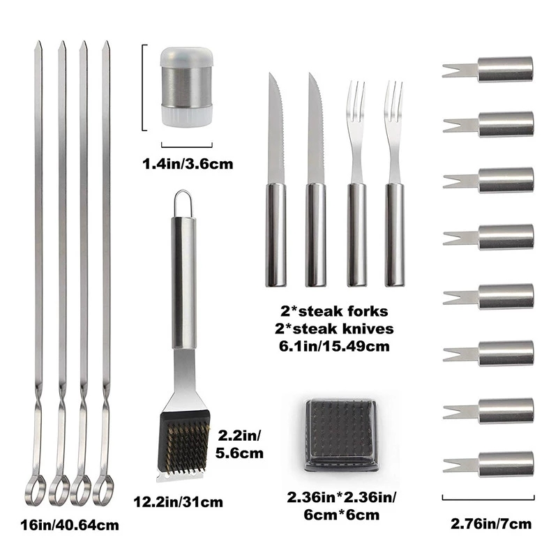 مجموعة أدوات للشواء الشواء شوا - مراجعة Camping Cooking Set For 4 وسعره