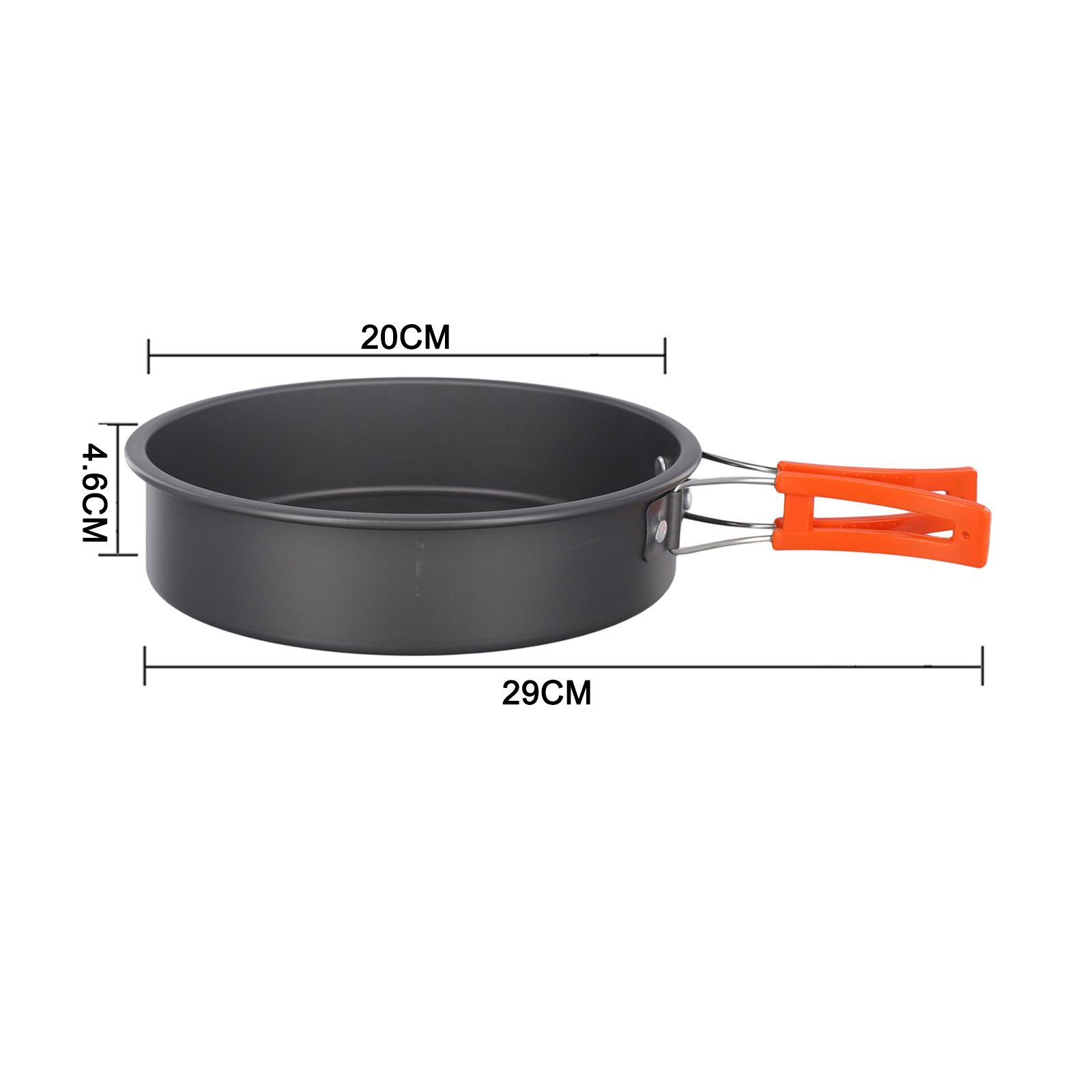 مقلاة واحدة من الألومينا تنقل  - مراجعة Camping Cooking Frying Pan وسعره