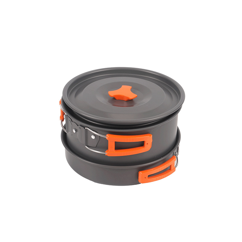طقم أواني طهي محمول للاستخدام  - مراجعة Camping Cooking Set For 4 وسعره
