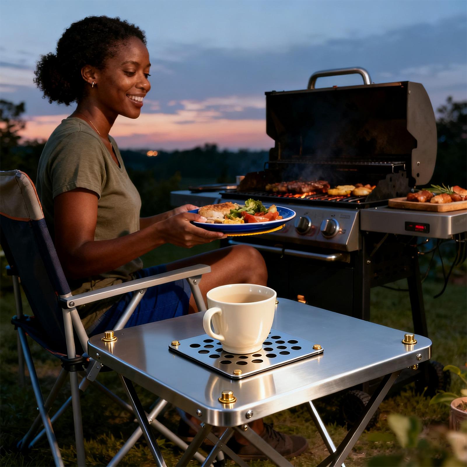 ركائز للأواني الساخنة والمقالي - مراجعة Camping Cooking Hot Plate وسعره