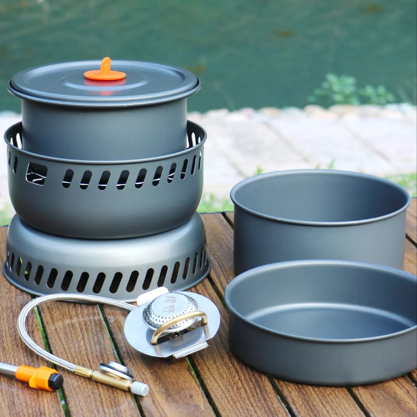 التخييم سبيكة وعاء الطبخ مقلاة - مراجعة Camping Cooking Frying Pan وسعره