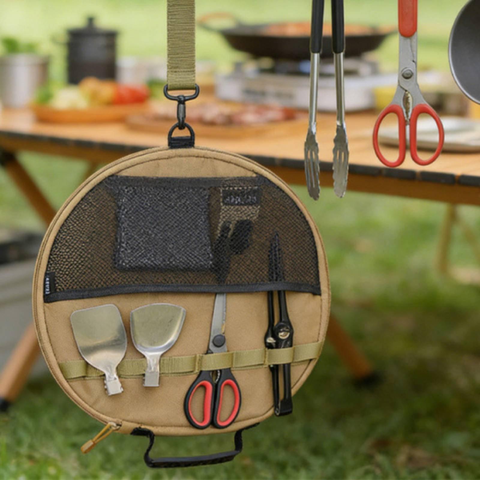 حقيبة تخزين محمولة للمقلاة، حق - مراجعة Camping Cooking Frying Pan وسعره