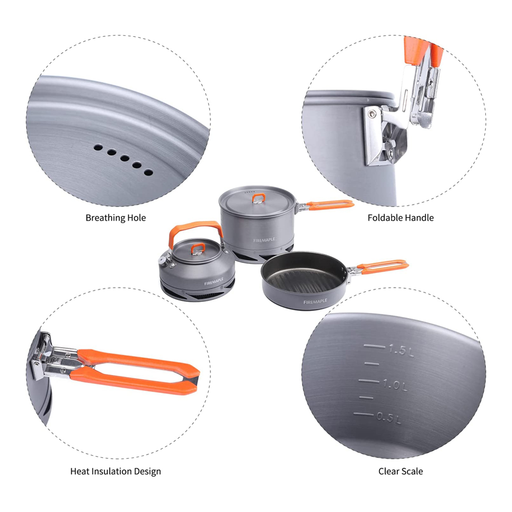 النار القيقب التخييم تجهيزات ا - مراجعة Camping Cooking Gadgets وسعره