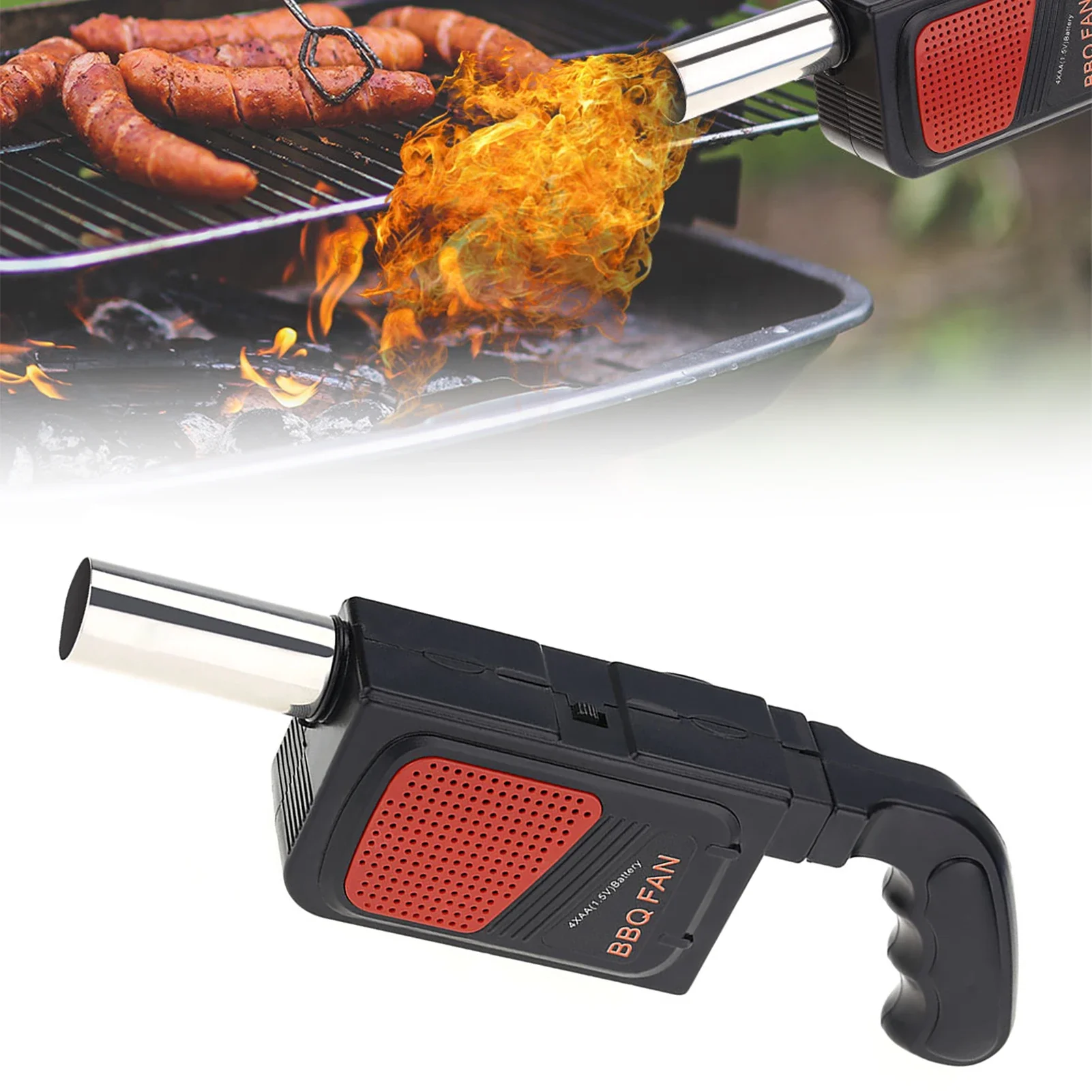 مروحة شواء كهربائية محمولة بال - مراجعة Camping Cooking Gadgets وسعره