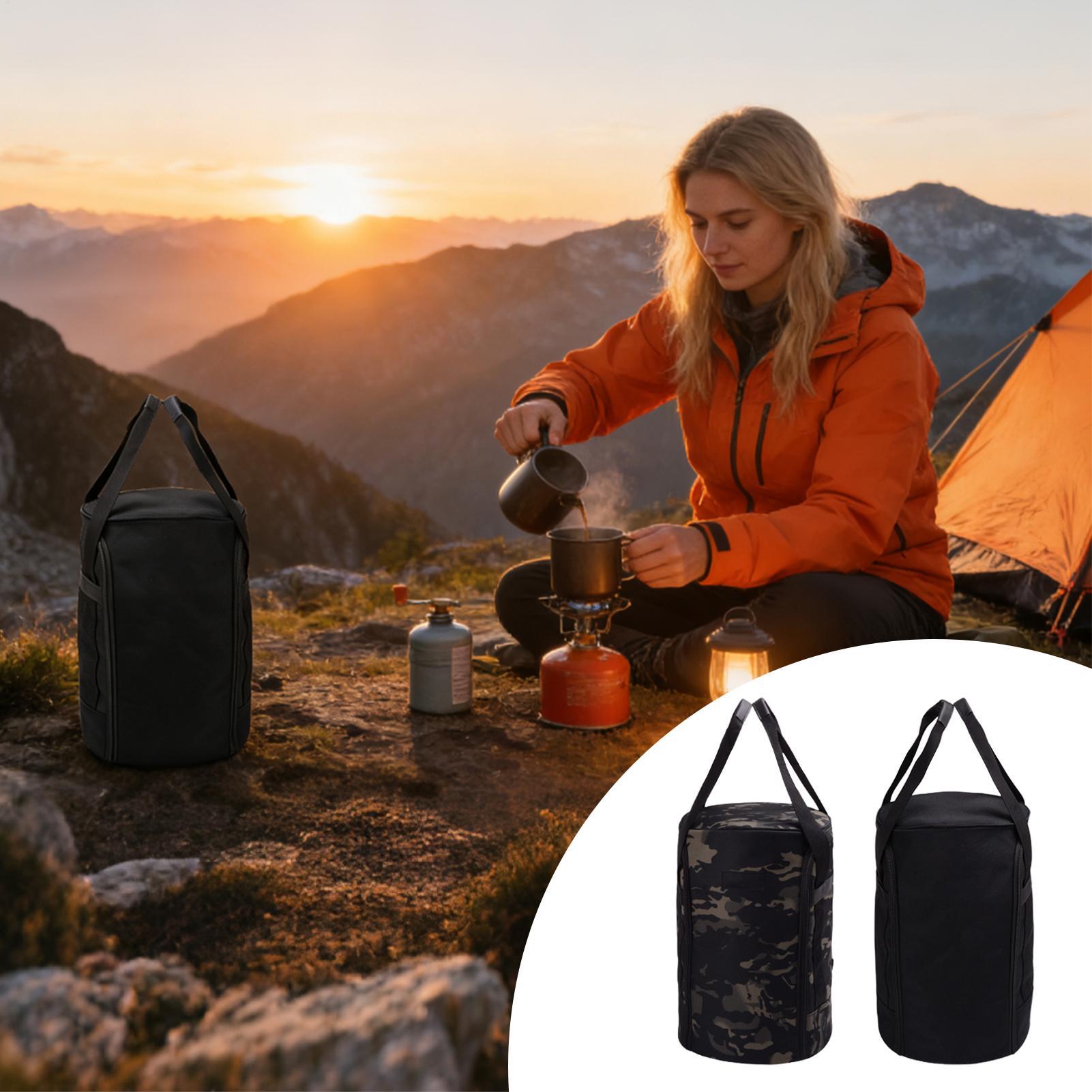 التخييم حمل حقيبة اسطوانة حمل  - مراجعة Camping Cooking Cylinder وسعره