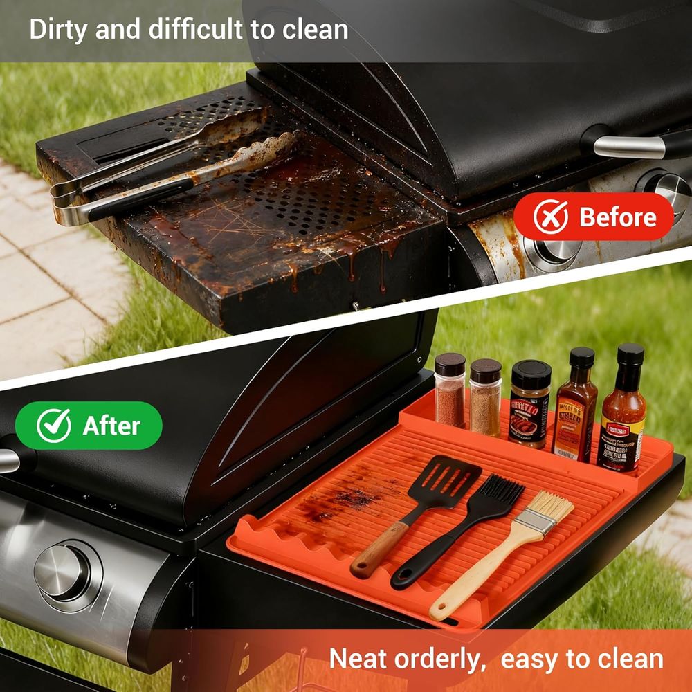 بساط شواء من السيليكون المقاوم - مراجعة Camping Cooking Mat وسعره