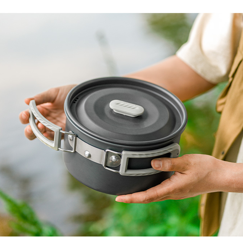 مجموعة أواني خارجية من Natureh - مراجعة Camping Cooking Frying Pan وسعره