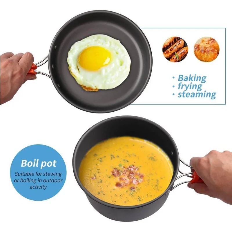 مجموعة أدوات الطهي للتخييم، أد - مراجعة Camping Cooking Gadgets وسعره